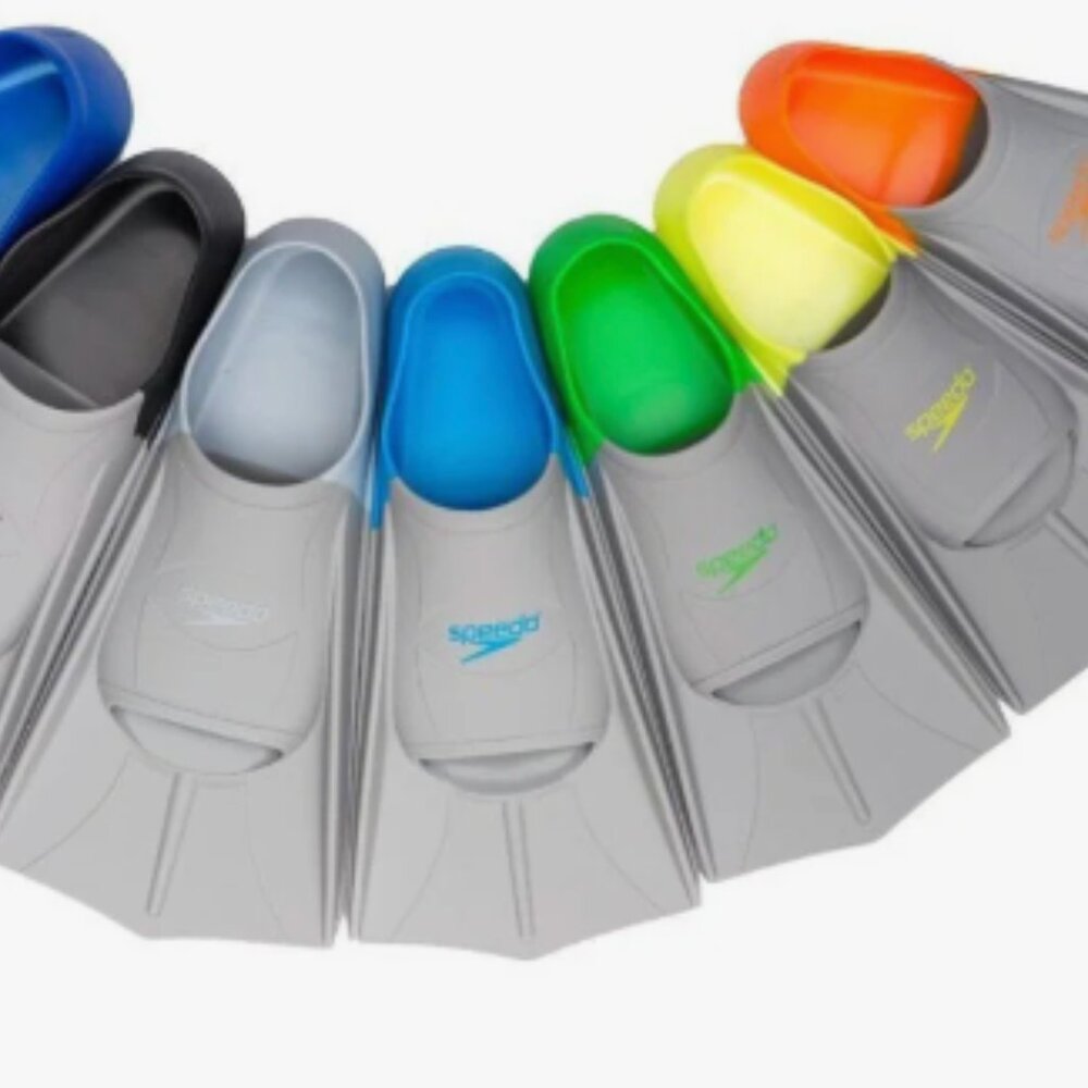 Speedo Small Unisex Swim Training Fins Rubber short blade